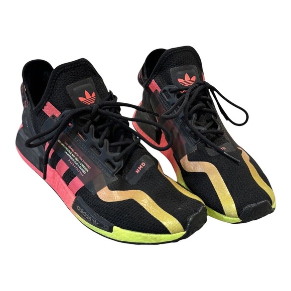 Adidas NMD R1 V2 Watermelon Pack Gradient Men's Size 10 Sneaker Athletic Shoes - Picture 1 of 16